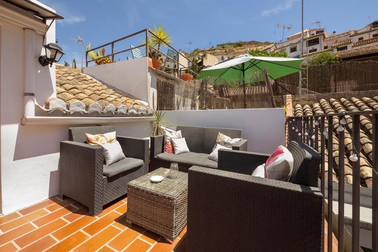 Coqueto Apartamento Duplex Con Terraza Privada Y Parking Granada Esterno foto